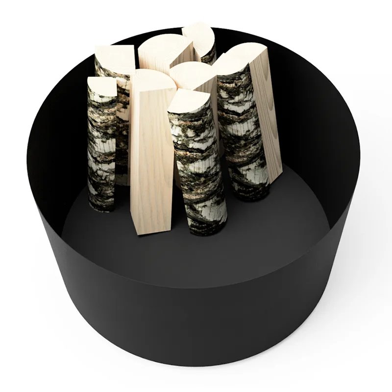 Galvanizli Metal Yuvarlak Dış Mekan Ekici