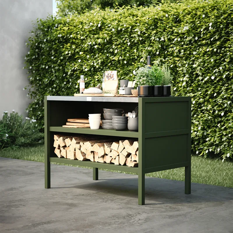 Double Layer Outdoor Kitchen Cabinet Double Layer Outdoor Kitchen Cabinet