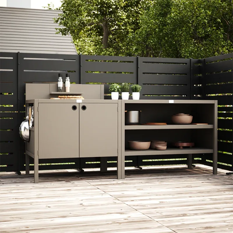 Double Layer Outdoor Kitchen Cabinet Double Layer Outdoor Kitchen Cabinet