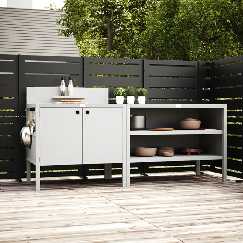 Double Layer Outdoor Kitchen Cabinet Double Layer Outdoor Kitchen Cabinet
